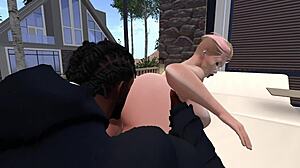 Black Man Fucks White Woman On Porch