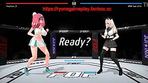 Big Tits Lady Fucks Men In Hentai Game