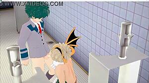 Bakugou Deku Kaminari Shoto Orgy In Toilet With Cum On Face Creampie Assfucking