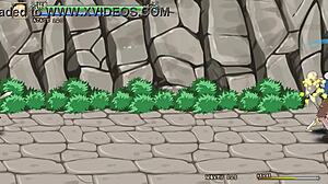 so this pretty princess ends up having wild sex with all these soldiers in the alice hentai action game