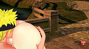 樱花和鸣人在火影忍者本子中69式和操逼