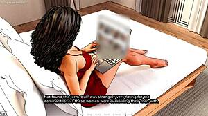 In A Couple's Love ep 04, cuckold hubby gets excited as they fuck and discuss her massive BBC lover