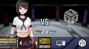 大奶妹在本子游戏里操男人