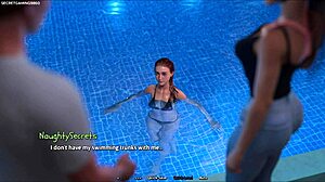 Dude flirts with sexy redhead slut in a house full of hot sluts in Summer Heat 04