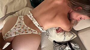 Filmed on the Phone Fucking with His Young 18+ Stepmom and Spanking Balls Anime