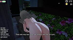 Kusanagi's nude streak in college hentai game 😏