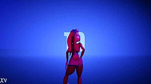 lola bunny masturbates solo in break the rules animation