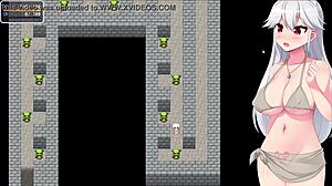 hey, check out this shrine maiden offering her hole in the ero-dungeon part 1