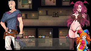 Goddess corrupts horny world in Konosuba hentai game part 5