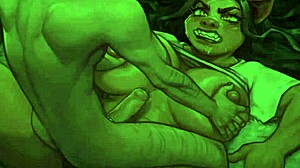 Domuz Prenses Hentai Oyununda Kız Arkadaşının Babası Tarafından Yakalanıyor