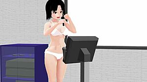 mia big accident naked anime girl sings my mic karaoke lol