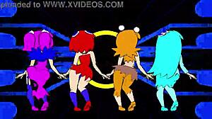 Minus8 Pac-Man hayalet kızlar animasyonu