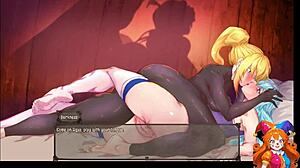 Goddess corrupts horny world in Konosuba hentai game part 5