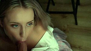 I was turned on by my stepsisters short skirt and i shared my dick with her