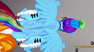 数码宝贝我的小马驹Yaoi - 雷纳蒙和彩虹冲刺手交口交肛门内射 - Yiff动漫漫画Gay