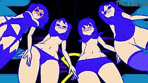 Minus8 Pac-Man hayalet kızlar animasyonu