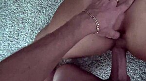 Big booty white girl fucks hard and rough