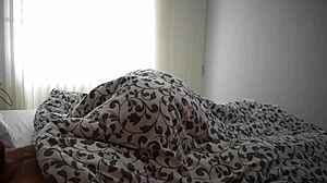 Cute Wife Awakens Husband with Passionate BJ and Ride to Orgasm