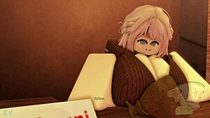 Paid-Zuri熱情奶子操在Roblox動畫