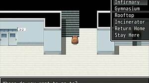 university girl exposes wet cunt in gymnasium exhibition hentai ep 1