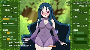 What Happens In This Stripping Brick Breaker Hentai Minigame?