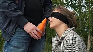 Dont Make Me Angry, Best Friend Cheats Outdoors in Big Black Banana 2025 Taste Game