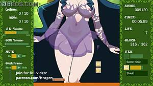 What Happens In This Stripping Brick Breaker Hentai Minigame?