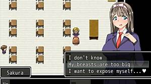 university girl exposes wet cunt in gymnasium exhibition hentai ep 1