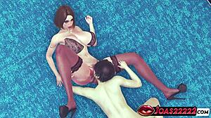 热辣办公室熟女秘书被舔阴道并插入假阳具达到高潮POV