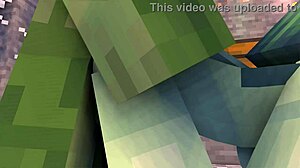 你想在这个Minecraft动画中深入洞穴吗？