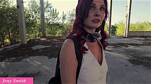 Jeny Smith Gets Caught Naked in Public and Locked Out!