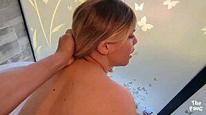 sharing my bathroom with my stepmother - amateur