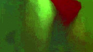 stretching on stool in red briefs close view fetish