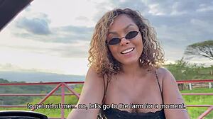 I Help Ebony Milf With Big Boobs In Exchange For Blowjob And She Fucks Me Bareback