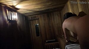Dick Flash Public Sauna Naked Milf