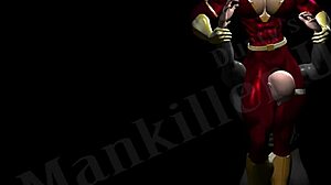 Triplet Lily Threat And Muscular Babe In 3D Cartoon Seduction