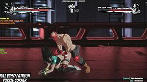 发现纯净的黑玛瑙天际线舞台在这个动漫游戏中