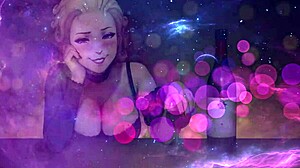 Hentai oyun anime animasyonunda büyücüyü döllemek için beceriyor