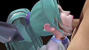 Seraphine在屁股嘴巴和阴道中被猛干