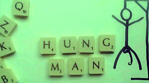 年轻健壮男人吹两个家伙在Stickman动画中