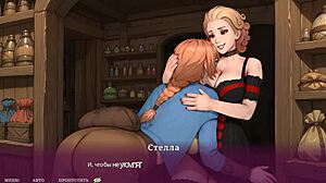 富豪熟女在色情游戏动画中诱惑年轻18+处女