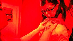 Sumisa En Su Ultima Prueba Para Ser Una Puta Le Traen A Un Cliente Y Toma Leche Arriba De Unos Tacos