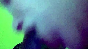 overwhelmed by worshipping his massive black cock deeply