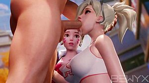 Compilation of sex with waifus in 3d animation featuring anal and assfucking scenes