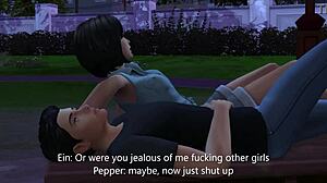 露娜电影：与男友公共性交