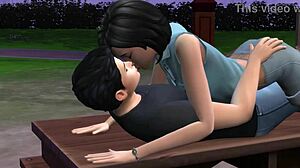 露娜电影：与男友公共性交