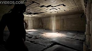 Lara在变态游戏中为新客人选择她的洞