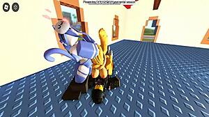 I play Whoreblox game and enjoy the gangbang moment