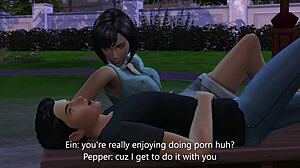 露娜电影：与男友公共性交