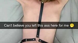 tenant leaves tied-up submissive as landlord payment on day two